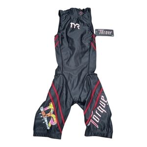 TYR (XS) Torque Pro Elite NWT Swimskin Swimming Outfit Black